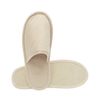 Customized Logo Disposable Eco-Friendly Non-slip Cotton Canvas Hotel Room Slippers 