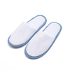 Custom Luxury Disposable Spa Slippers Soft Coral Fleece with Custom Logo for Hotel And Spa Travel Guest Amenities