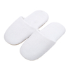Wholesale Custom logo White Disposable Slippers OEM Luxury Spa Hotel Rooms Guest Waffle slippers