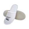 5 Star White Fluffy Slippers Terry Washable Disposable Hotel Slippers China Factory Customized