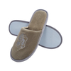 High Quality Luxury Hotel Slipper Custom Spa Slippers Closed Toe Dense Velvet Bathroom Slippers