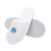 White Terry Towel Slippers for Hotels Disposable with Custom Printed Logo