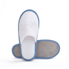 Custom Luxury Disposable Spa Slippers Soft Coral Fleece with Custom Logo for Hotel And Spa Travel Guest Amenities