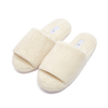 Custom Luxury Washable Open Toe Soft Thick Sole Hotel Slippers Custom
