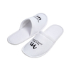 5 Star White Fluffy Slippers Terry Washable Disposable Hotel Slippers China Factory Customized