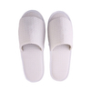 White Color Open Toe Waffle Slippers Disposable Guest Slippers for Hotels