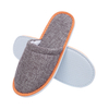 Wholesale Customized Logo EVA Sole Cotton Linen SPA Bathroom Wedding Guests Luxury Hotel Disposable Slippers