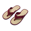 Wholesale Summer Unisex Bamboo Slippers Customized Flip Flops with Anti-Slip Feature for Hotel
