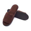 Wholesale Cheap Disposable Coral Fleece Velvet Slippers Soft Spa And Airline Hotel Slippers