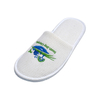 Customized White Spa Slipper Luxury Hotel Bathroom Slippers for Man And Women Waffle Sole