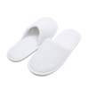 Custom Hotel Supplies Soft Disposable Waffle Slippers With Anti-Slip Sole for Guests