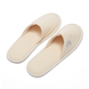 New Cotton Degradable Cork Bottom Hotel Disposable Plant Fiber Slippers Soft Biodegradable Hotel Slippers Logo