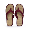 Wholesale Summer Unisex Bamboo Slippers Customized Flip Flops with Anti-Slip Feature for Hotel