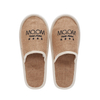 Wholesale Custom Brown Linen Slippers Disposable Cheap Hotel Slippers