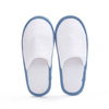 Custom Luxury Disposable Spa Slippers Soft Coral Fleece with Custom Logo for Hotel And Spa Travel Guest Amenities