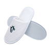 Factory Hot Sale White Slippers Custom Logo Embroidery Logo Closed Toe Waffle Disposable Hotel Slippers