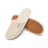New Cotton Degradable Cork Bottom Hotel Disposable Plant Fiber Slippers Soft Biodegradable Hotel Slippers Logo