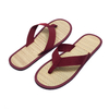 Wholesale Summer Unisex Bamboo Slippers Customized Flip Flops with Anti-Slip Feature for Hotel