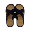 Custom Sample Woven Straw Mat Bamboo Flip Flop Hotel Jute Flip Flops Slipper for Spa