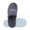 Customized Logo One Time Use Make Coral Fleece Hotel Unisex White Disposable Hotel Slippers Wholesaler