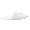 Custom 5 Stars Cheap Luxury Soft Closed Toe Washable White Coral Fleece Guests Room Disposable Hotel Slippers