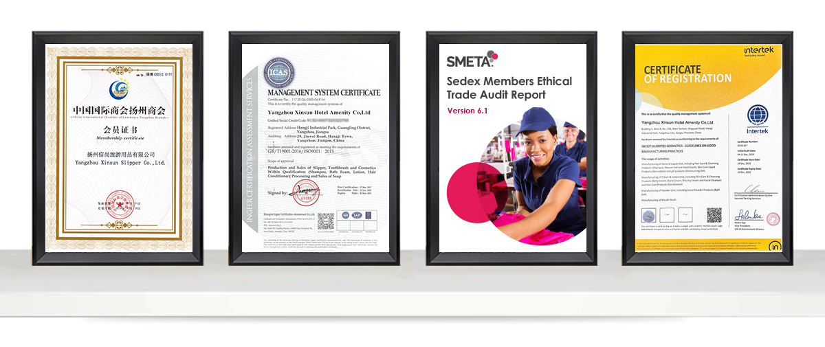 Hotel slipper certificate (2)