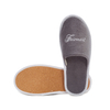 Custom Luxury Eco Friendly Natural Comfortable Canvas Cardboard Cork Wood Closed Toe Unisex Hotel Slippers