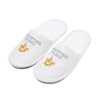Luxury Biodegradable Cork Sole Hotel Flax Eco-friendly Soft Hotel Disposable Slippers