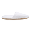 Wholesale Custom logo White Disposable Slippers OEM Luxury Spa Hotel Rooms Guest Waffle slippers