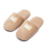 Customized Hotel Disposable Slippers Soft Foam Slippers With Personalized Sewn Label