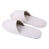 White Color Open Toe Waffle Slippers Disposable Guest Slippers for Hotels