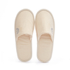 New Cotton Degradable Cork Bottom Hotel Disposable Plant Fiber Slippers Soft Biodegradable Hotel Slippers Logo