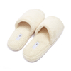 Custom Logo Coral Fleece Indoor Slippers White Disposable Luxury Hotel Amenities Washable