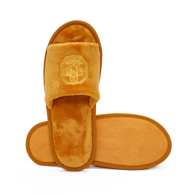 High Quality Custom Logo Luxury Disposable Velvet Shoes White Slippers Barefoot Hotel Spa Massage Slippers