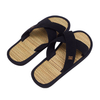 Custom Sample Woven Straw Mat Bamboo Flip Flop Hotel Jute Flip Flops Slipper for Spa