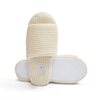 Custom Logo Coral Fleece Indoor Slippers White Disposable Luxury Hotel Amenities Washable