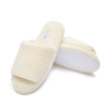 Custom Luxury Washable Open Toe Soft Thick Sole Hotel Slippers Custom