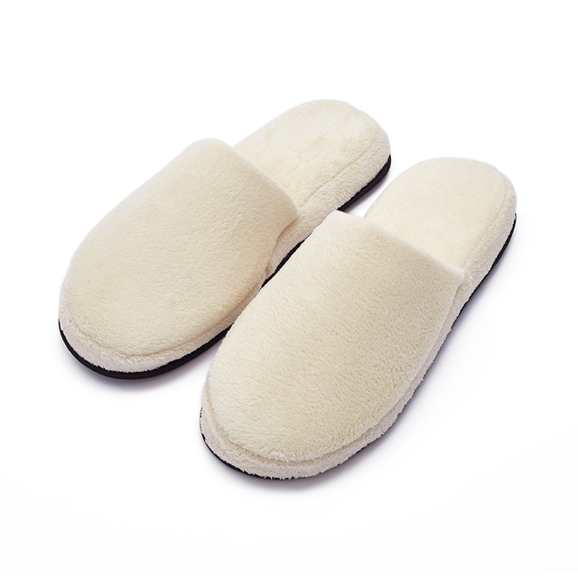 Portable Closed Toe Luxury Spa 5 Star Thick Foam Hotel Slippers