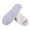 White Color Open Toe Waffle Slippers Disposable Guest Slippers for Hotels