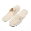 New Cotton Degradable Cork Bottom Hotel Disposable Plant Fiber Slippers Soft Biodegradable Hotel Slippers Logo