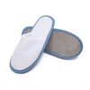 Custom Luxury Disposable Spa Slippers Soft Coral Fleece with Custom Logo for Hotel And Spa Travel Guest Amenities