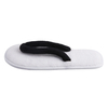 High Quality Wholesale Custom Logo Bedroom Bathroom Coral Velvet Washable Slippers Airline Spa Flip Flop Hotel Slipper
